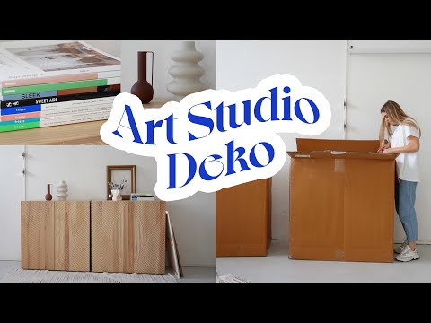 Meine ART STUDIO Einrichtung & endlich dekorieren - Folge 05 // I'mJette
