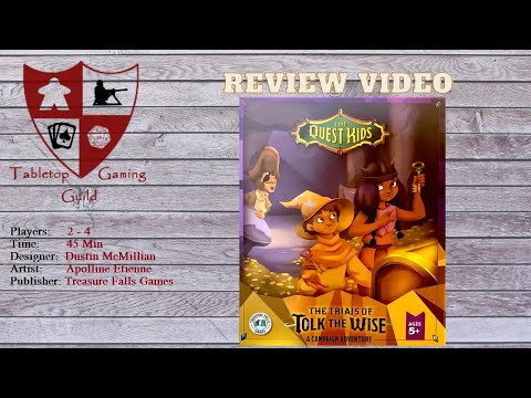 The Quest Kids: The Trials of Tolk the Wise Board Game Review