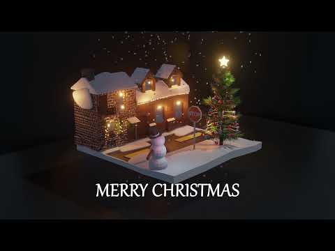 I made a Christmas Night in Blender...