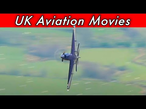 French Air Force Pilatus PC-21, low level in the Mach Loop [4K]