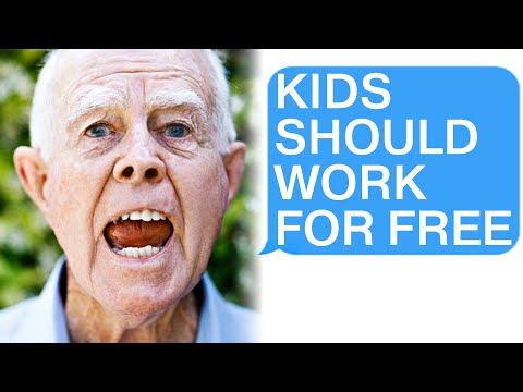 r/Choosingbeggars Boomer Seeks Free Child Slave Labor