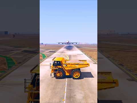 Airport Personnel Hurries to Clear The Runway | Grand Theft Auto V ||