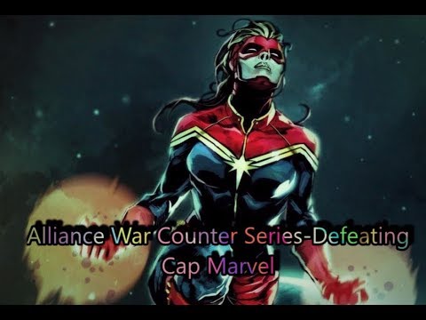 Alliance War Counter Series - Defeating Captain Marvel - Marvel Strike Force