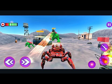 Spider Tank Robot Car Game - Elephant Robot Game - Android Gameplay Part 2