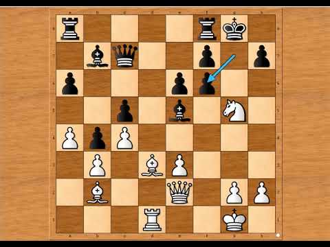 Žrtva figure uz uklanjanje klučnog branioca ◇ GARCIA vs GELPKE ◇ Italijanska partija # 1416