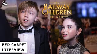 The Railway Children Return - Eden Hamilton & Austin Haynes on the wholesome fun on set video