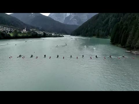 C2 Juniors Men 500m Final A / 2023 ICF Canoe-Kayak Sprint World Championships Auronzo Italy