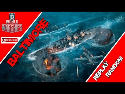 Baltimore gameplay | WoWs | haXik