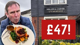 I Review Miller & Carter's Christmas Dinner! I Was Very Surprised!