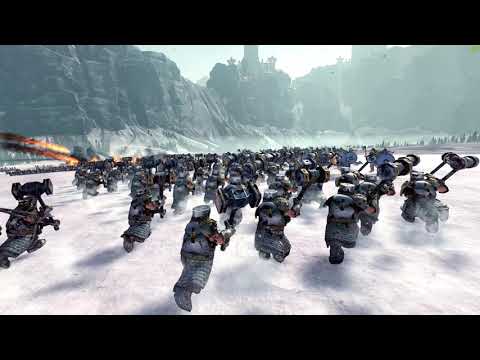 Dwarfs VS Norsca _ Campaign Battle in Total War  WARHAMMER II