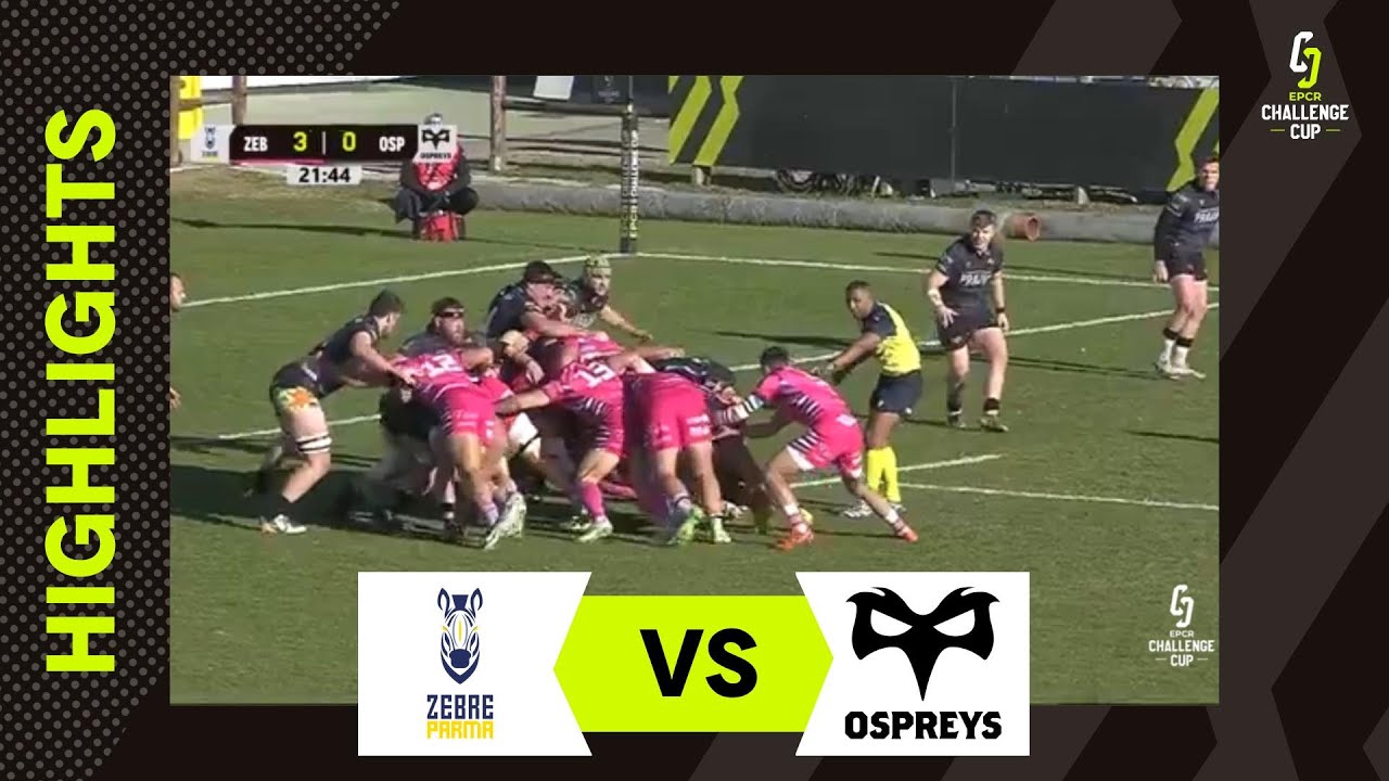 Instant Highlights - Zebre Parma v Ospreys | EPCR Challenge Cup 2025/26