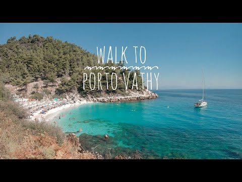 ⁴ᴷ⁶⁰Greece|Thassos|Walk from Marble Beach to Porto Vathy - (4k60fps)