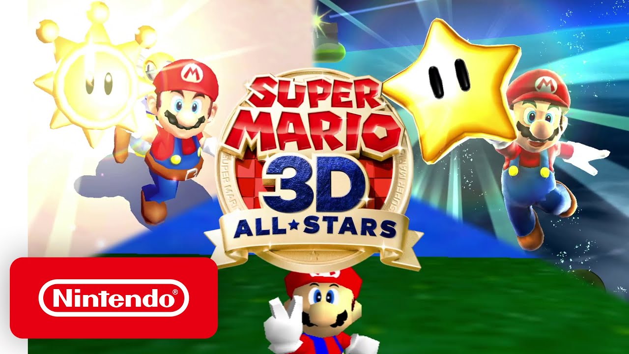 Mario - 《超級瑪利歐 3D全明星》公開，9月18日登陸Switch，收錄《超級瑪利歐64》《陽光瑪利歐》《超級瑪利歐銀河》三部作品。 Maxresdefault