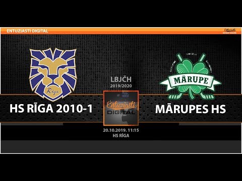 2019/2020: LBJČH: U11: A GRUPA HS RĪGA 2010-1 PRET MĀRUPES HS 20.10.2019. 11:15