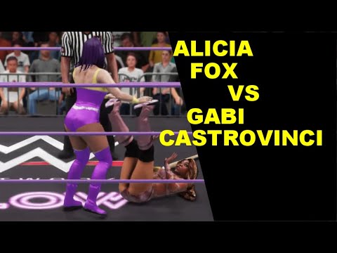 WWE-GLOW Alicia Fox vs Gabi - Knockout Match