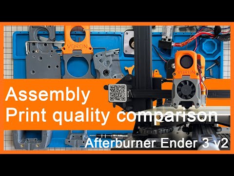 Building a Voron Afterburner for Ender 3 v2: assembly and test print
