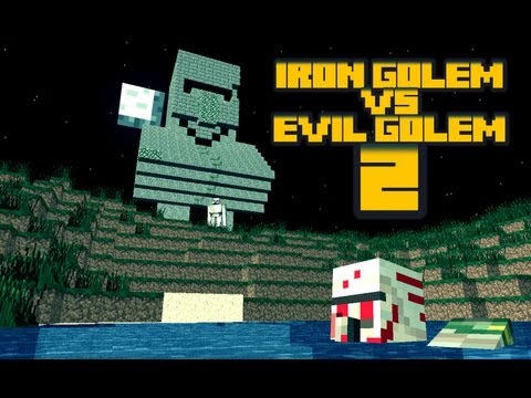 IRON GOLEM vs EVIL GOLEM 2 (made in mine-imator) MINECRAFT animation