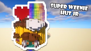 How To Build Super Weenie Hut Jr in Minecraft!