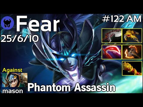 Fear [PU] plays Phantom Assassin!!! Dota 2 7.20