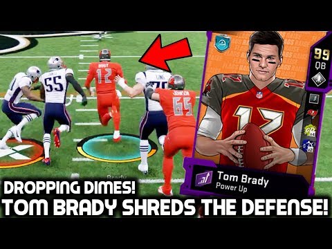 TOM BRADY SHREDS UP DEFENSES! DROPPING DIMES! Madden 20 Ultimate Team