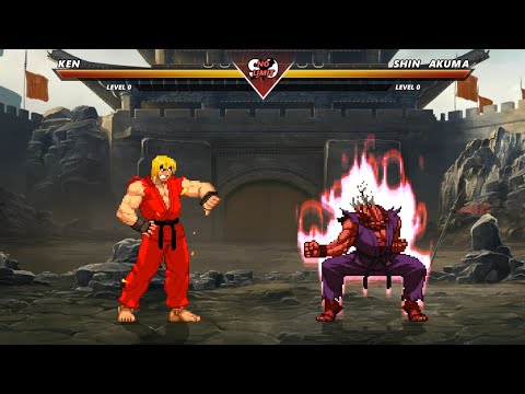 FIRE KEN vs SHIN AKUMA - The most insane fight ever made!