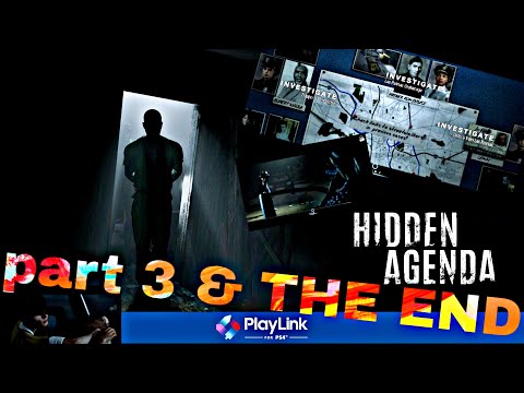 HIDDEN AGENDA Gameplay Walkthrough PS4 (no commentary) part 3 & THE END FULL GAME The Trapper killer