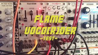 Video thumbnail for Flame - voco(r)der - first test Ambient (no talking) by Sietse Bruggeling