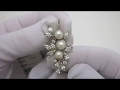Відео огляд Жіночий срібний кулон з перлами 3170052