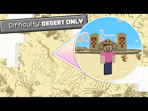 PaulGG - Can You Beat Minecraft On A DESERT ONLY World?
