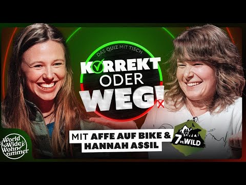 Video Thumbnail: KORREKT oder WEG! (mit Affe auf Bike & Hannah Assil) | #7vsWild-Special