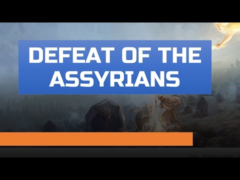 Defeat of the Assyrians | Sabbath school lesson 7 - Quarter 1, 2021.