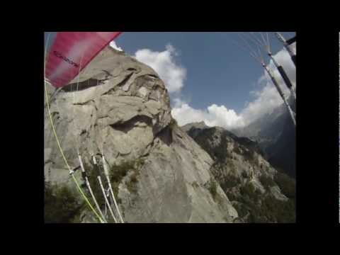 Rifugio Gianetti e val Porcellizzo in parapendio