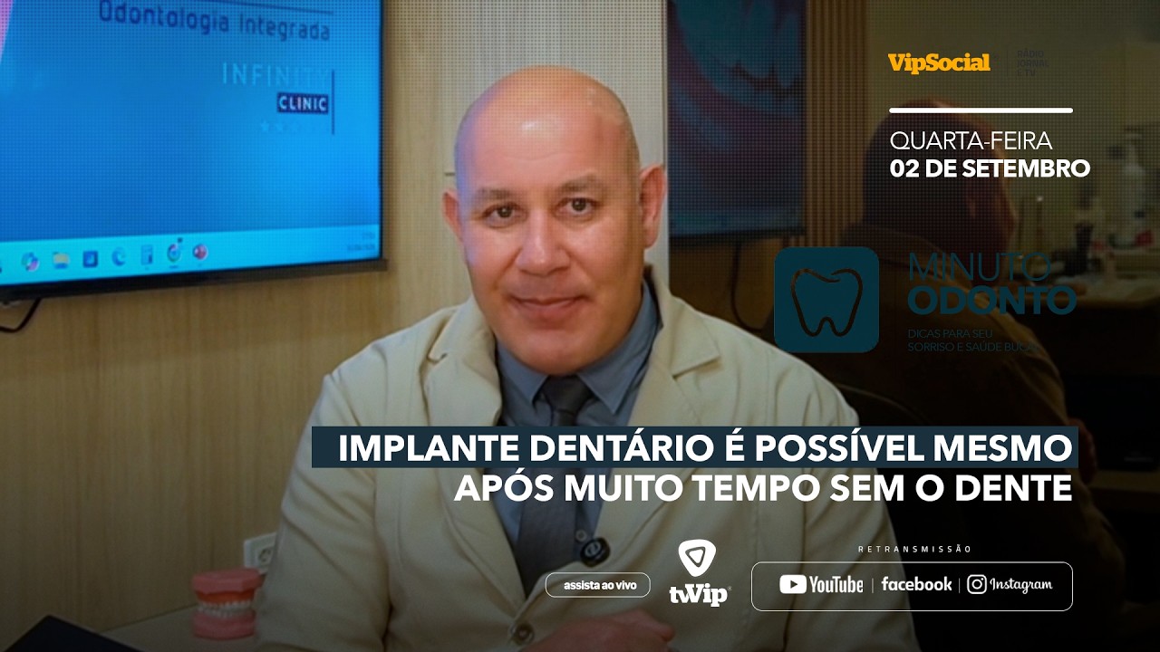 MINUTO ODONTO | Implante dentário é possível mesmo após muito tempo sem o dente?!