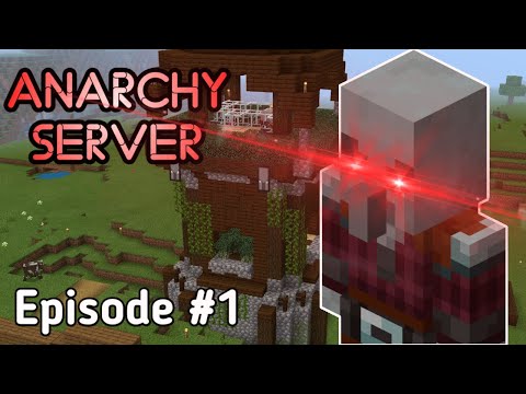 Perry Pines (Fruit Realm) - | Anarchy Server Episode 1 | NOSY NEIGHBORS (Hardcore Minecraft Bedrock)