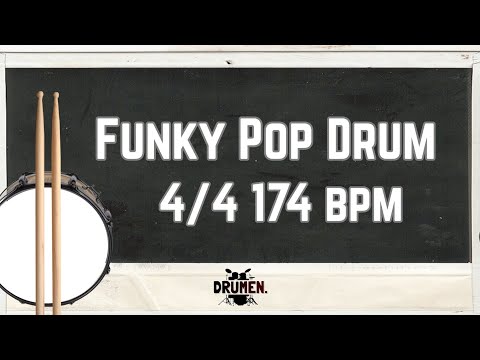Funky Pop Drum | 174bpm | 4/4 | Drum Loop