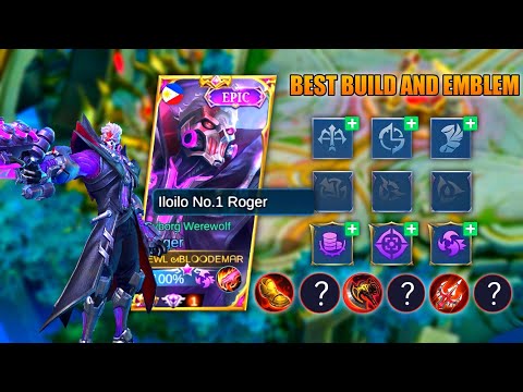 ROGER BEST BUILD 2022 TO AUTO WIN STREAK | ROGER BEST BUILD AND EMBLEM 2022 | MLBB