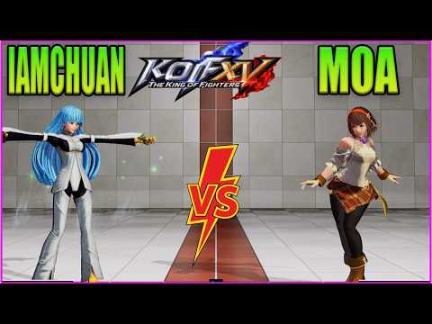 🔥KOF XV🔥IAMCHUAN (SYLVIE,KULA,HEIDERN) VS MOA (ATHENA,MAXIMA,MAI)🔥THE KING OF FIGHTERS XV🔥