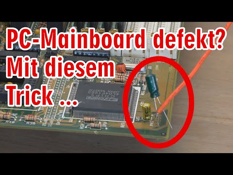 PC Mainboard defekt 😕️ Pins verbogen ▪️ Batterie ausgelaufen ▪️ Leiterbahnen reparieren