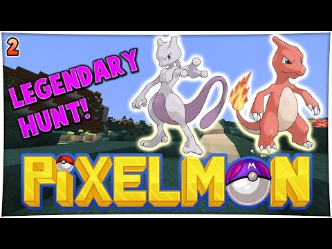 FINDING LEGENDARIES! | Minecraft PIXELMON #2 (Pokemon Mod)