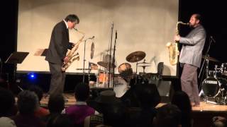 Fred Ho tribute: "Beyond the Beyond" Francis Wong & Hafez Modirzadeh @ OACC Oakland Sept 7, 2014