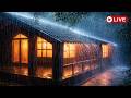 Heavy Stormy Night With Torrential Rainstorm Very Huge Thunder Thunderstorm Sound