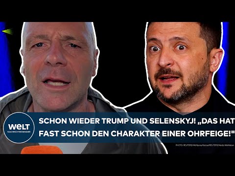 PUTINS KRIEG: "Das hat fast schon den Charakter einer Ohrfeige!" Trump versetzt Selenskyj eiskalt!