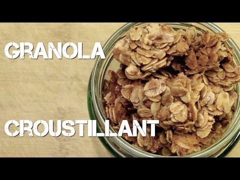 Recette Smoothie yaourt granola croustillant