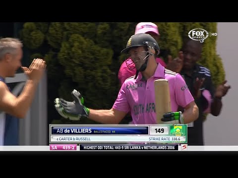 AB de Villiers 149 (44) vs West Indies | 2nd ODI 2015 | Fastest ODI Century Ever!