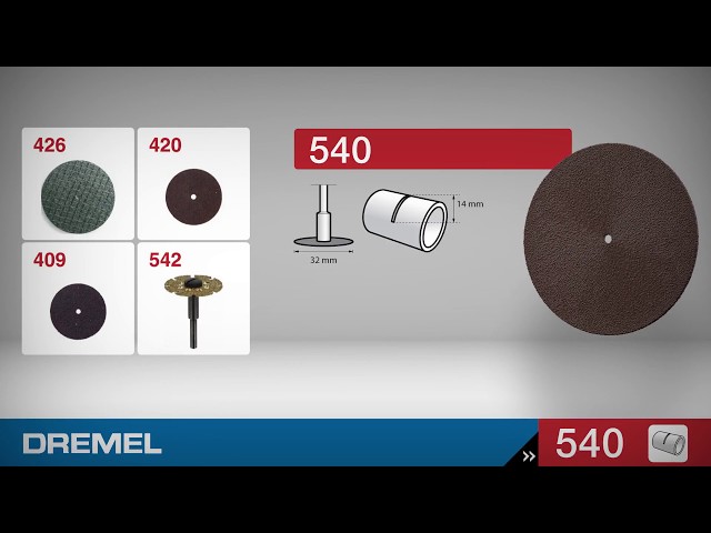 Video teaser per Dremel - Cut Off Wheel 32mm (540)