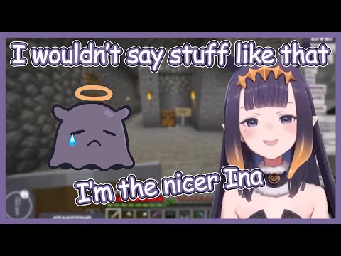 Random Tako - When nicer Ina is not nice... 【Minecraft/Hololive EN】