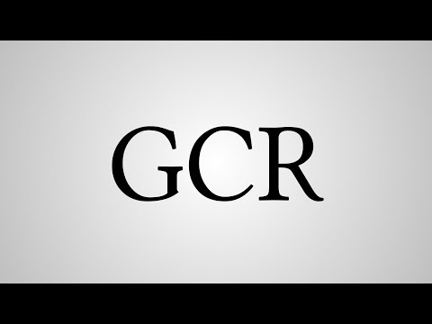 What Does "GCR" Stand For?