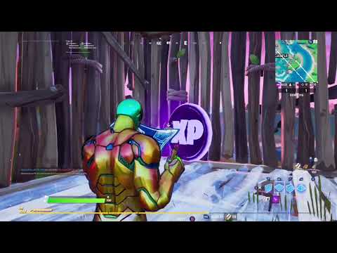 Fortnite - All 2 Purple XP Coins Locations Week 7! Purple Power PunchCard Chapter 2 Season 4