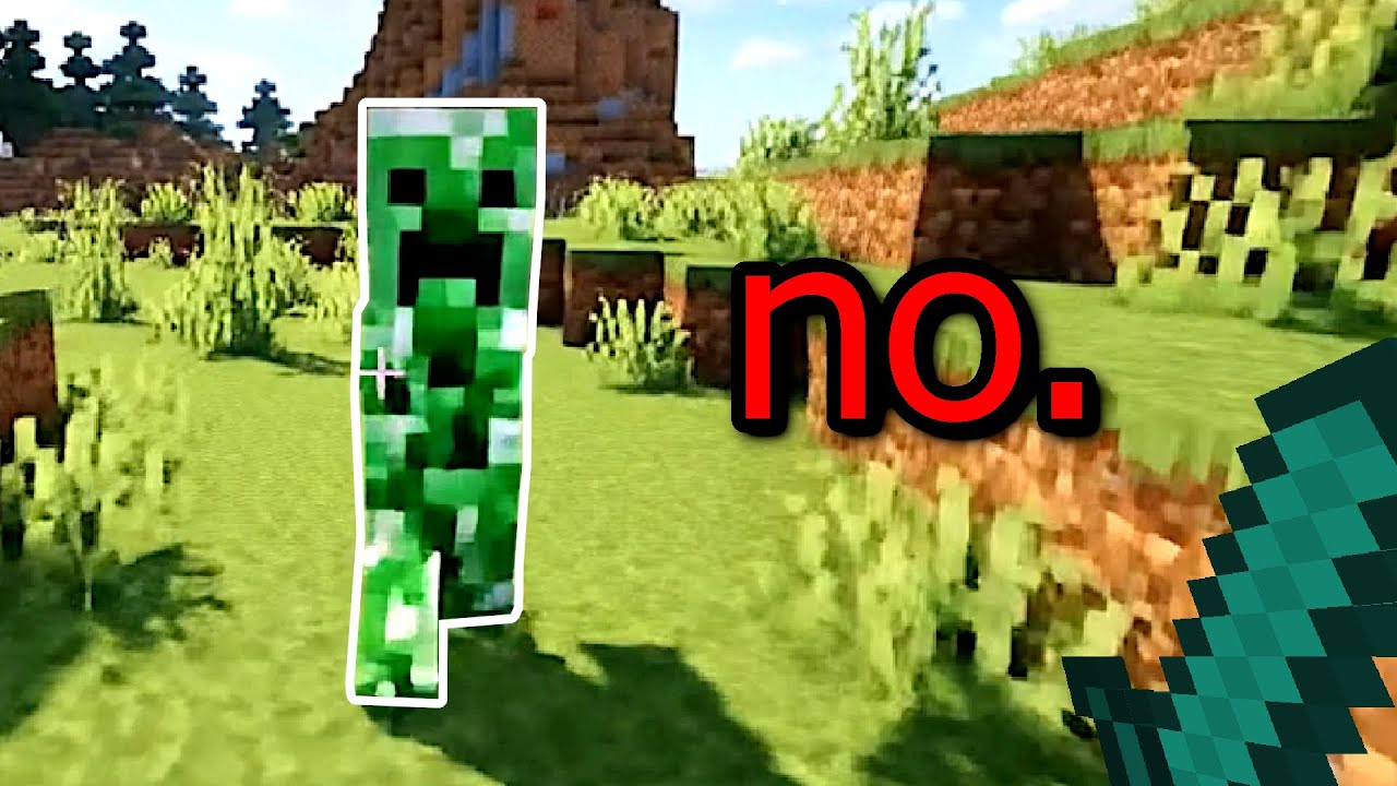 AI-Generated Minecraft World is very bad.