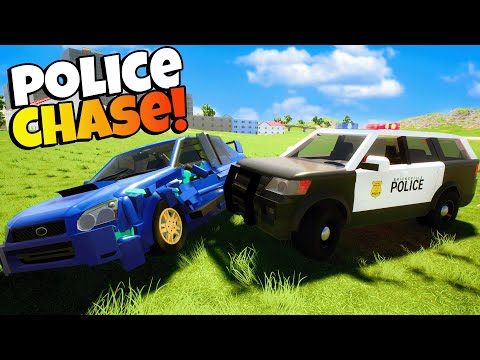 I Got Pulled Over in a Police Chase for SPEEDING in Brick Rigs Multiplayer Gameplay?!
